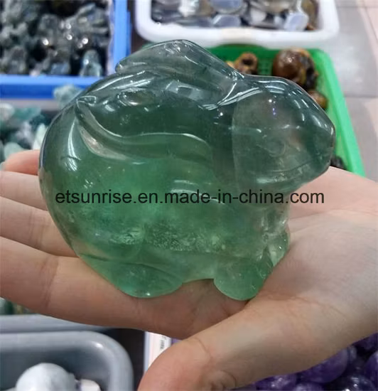 Мини-радужные флюоритовые фигурки покемонов Пикачу Джигглипафф Псайдак