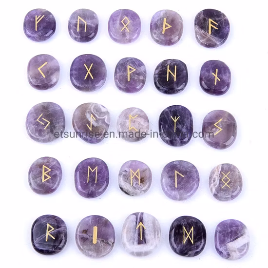 Полудрагоценный камень, хрустальный рунический диск, резьба по камню